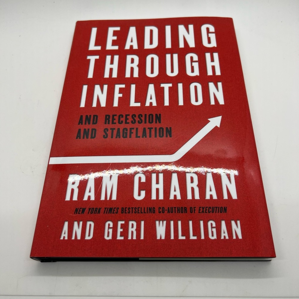 NWT Book Hardcover Leading Through Inflation: And Recession and Stagflation